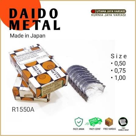 Metal Jalan Avanza Xenia Gran Max 1300 cc R1550A 0.75 Daido Jepang Asli